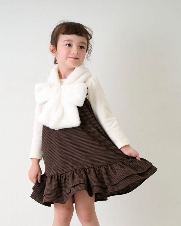 SALE》リボンが可愛いギンガムドッキングワンピース30%OFF🎄｜petit  main｜ショップニュース｜カメイドクロック公式サイト｜KAMEIDO CLOCK